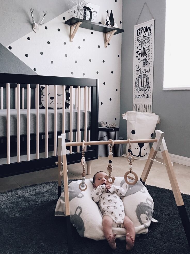 Baby Boy Nursery Ideas To Bring Smile On Your Kids Face Pickndecor Baby Boy Nursery Ideas Monochrome Zoo Cxueslw