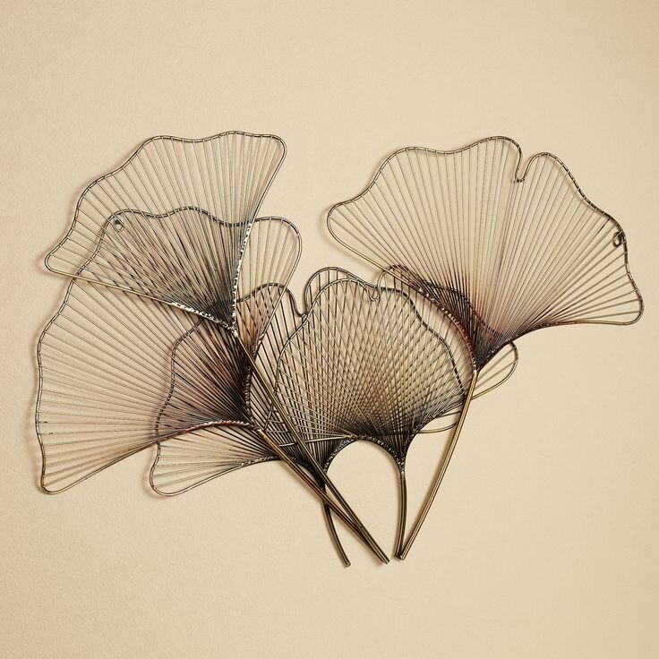 Get Interesting Wall Sculptures Pickndecor Wall Sculptures Ginkgo Breeze Metal Sculpture Ypvgpld